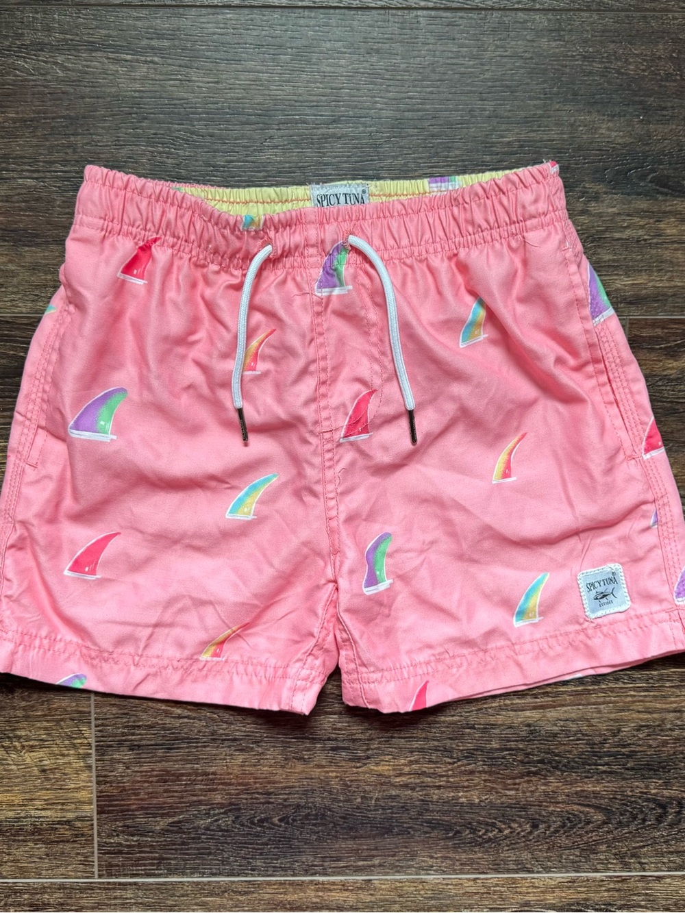 Spicy Tuna Boys Sailboats Swim Trunks 8